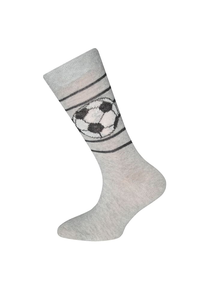 ewers 6er-Set Socken 6er Pack Fußball in grau-blau günstig kaufen