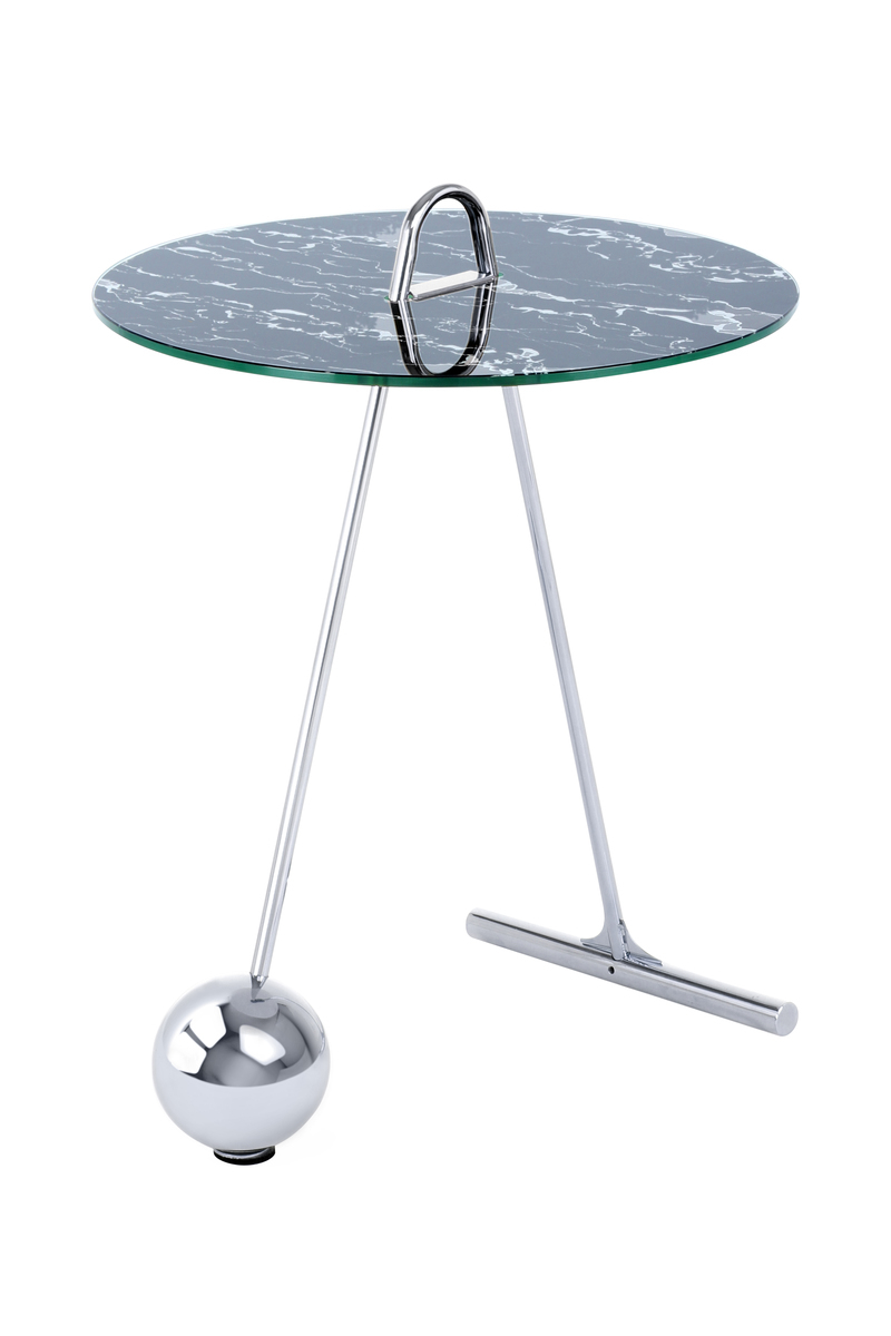 Kayoom Beistelltisch Pendulum 525 Silber / Schwarz