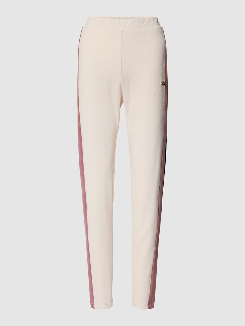 Sweatpants mit elastischem Bund in beige
