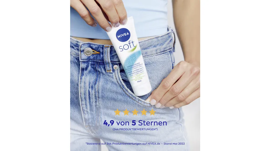 NIVEA soft Creme Erfrischende Feuchtigkeitscreme 75 ml