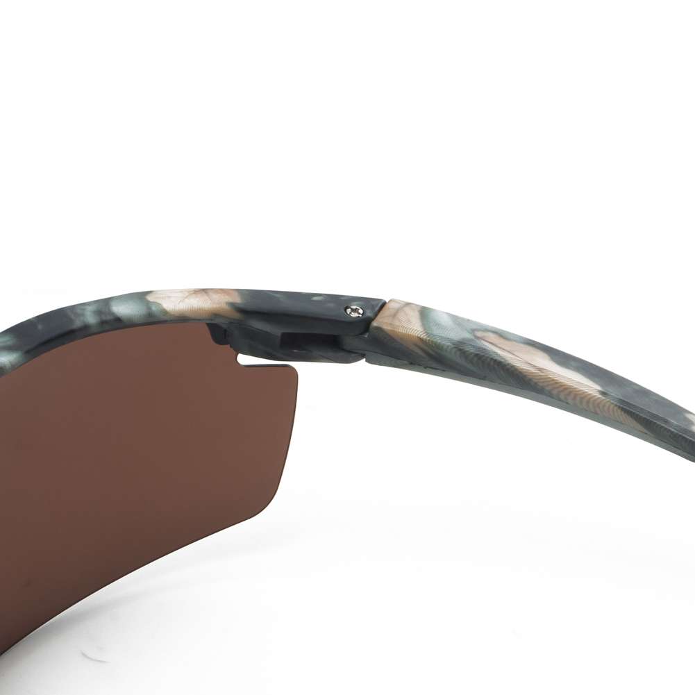 LEANDRO LIDO Power Sport Sonnenbrille camo/braun