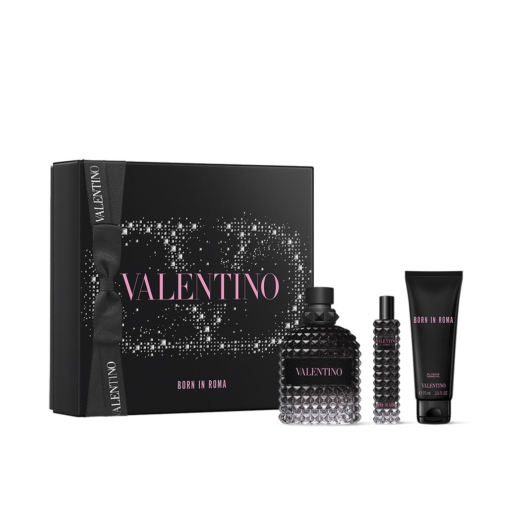 VALENTINO CONF. UOMO BORN IN ROMA EDT 100 ML + SHOWER GEL 75 ML + EDT 15 ML