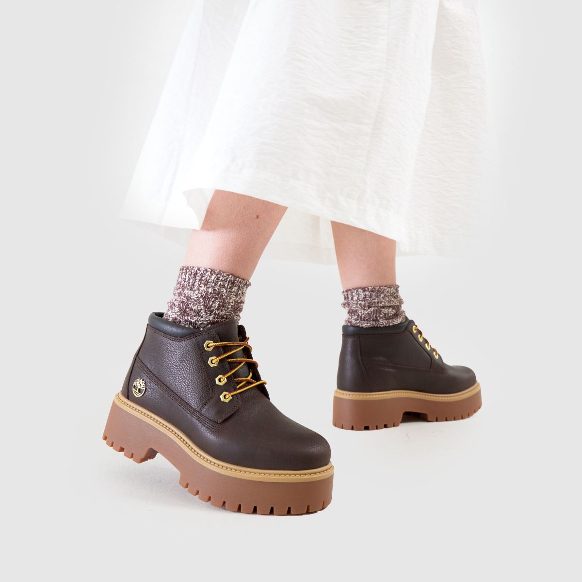 Timberland – Stone Street – Mörkbruna chukka-stövlar