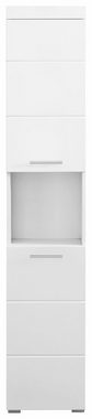 INOSIGN Hochschrank Avena Höhe 190 cm, Badezimmerschrank mit 2 Türen und 1 offenen Fach