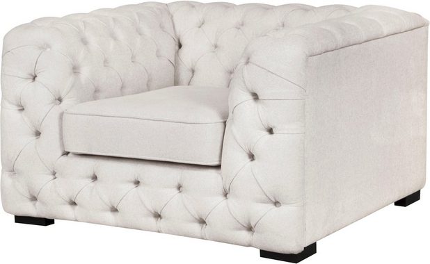 Guido Maria Kretschmer Home&Living Chesterfield-Sessel Kalina, mit klassischer Chesterfield-Knopfheftung