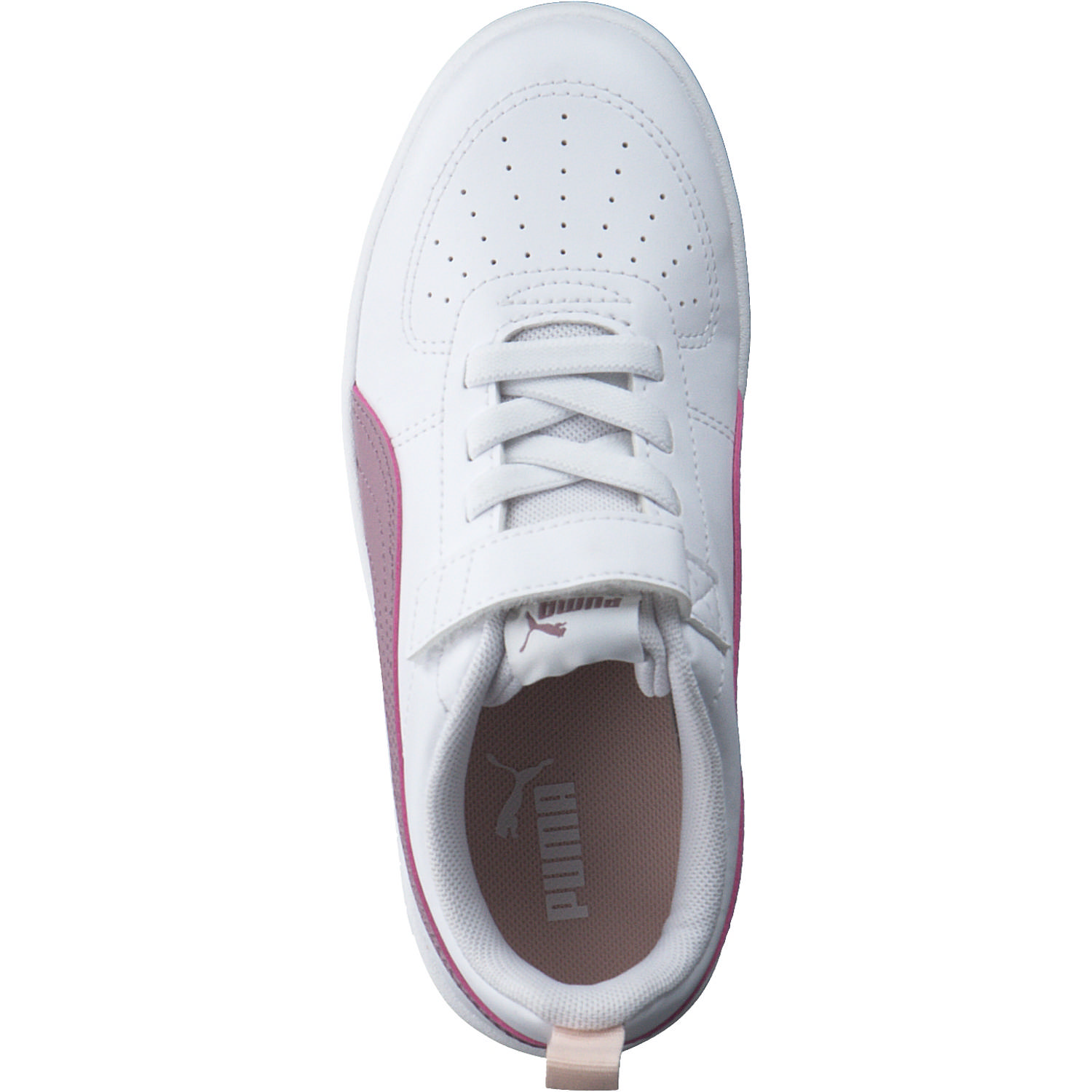Puma Rickie AC PS 385836 W, Sneakers Low, Kinder, Weiß