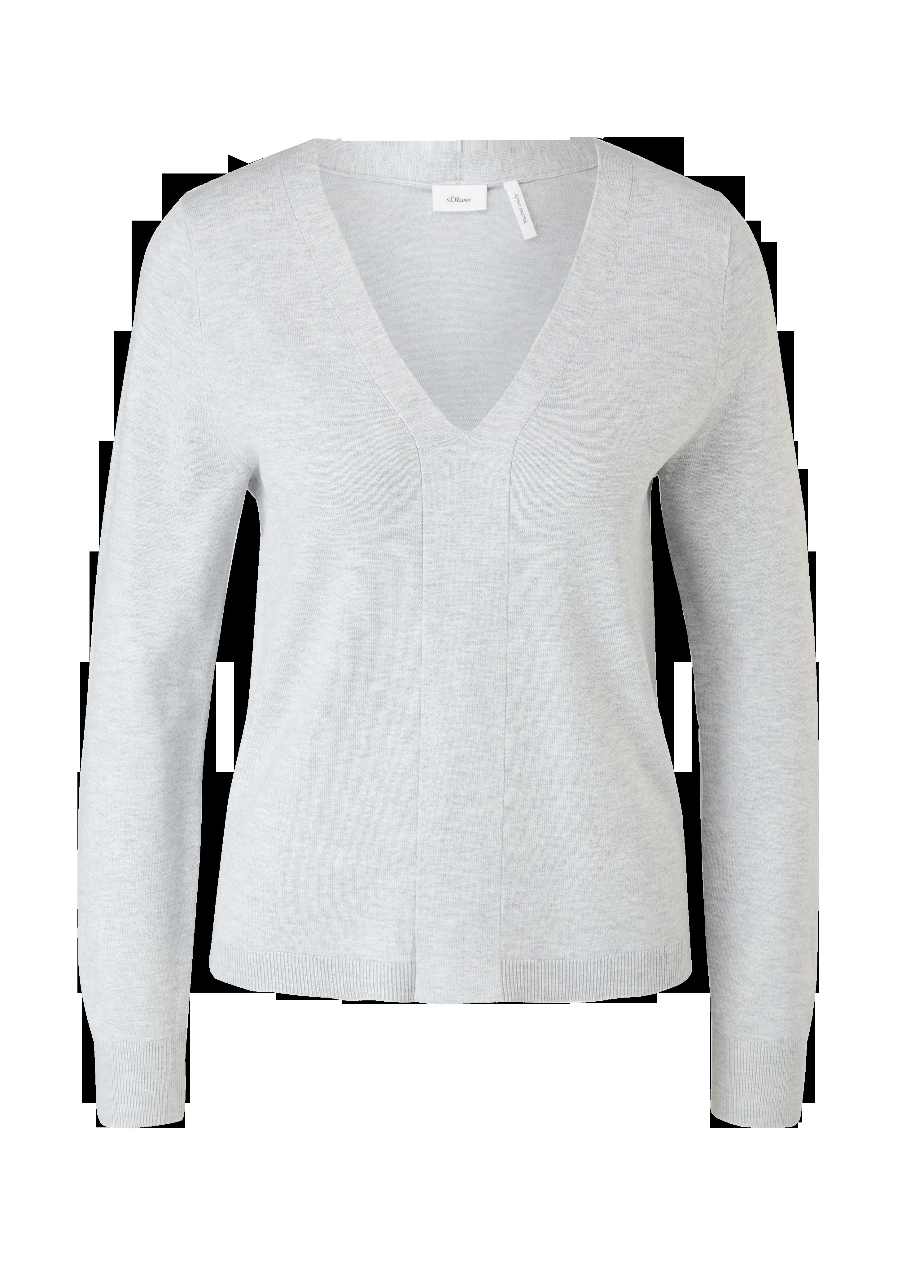 Feinstrickpullover aus Viskosemix  2121649-9103