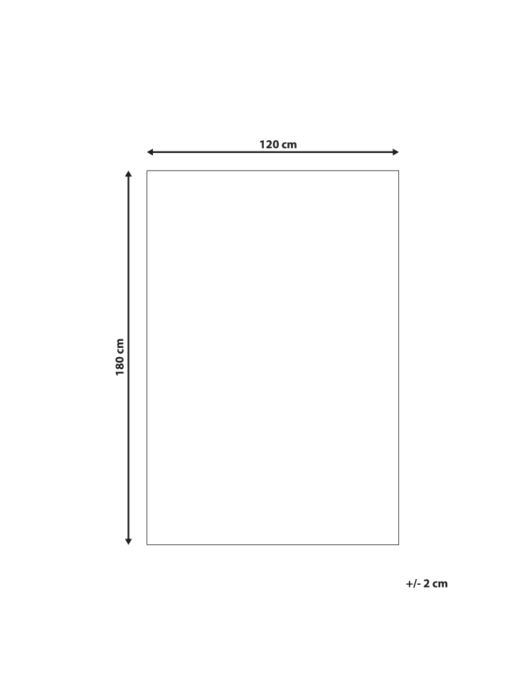 Beliani Outdoorteppich SIKAR in Grau/Weiß - (W) 120 x (H) 1 x (L) 180 cm günstig kaufen onesize