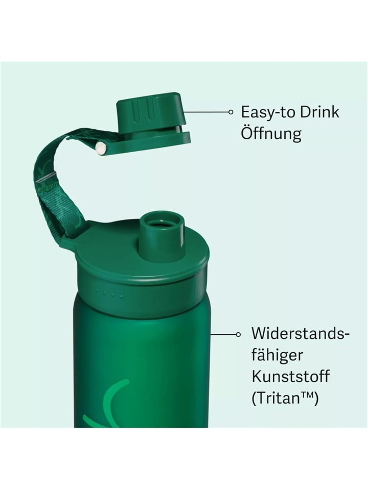 Satch Kunststoff Trinkflasche in Schwarz günstig kaufen onesize