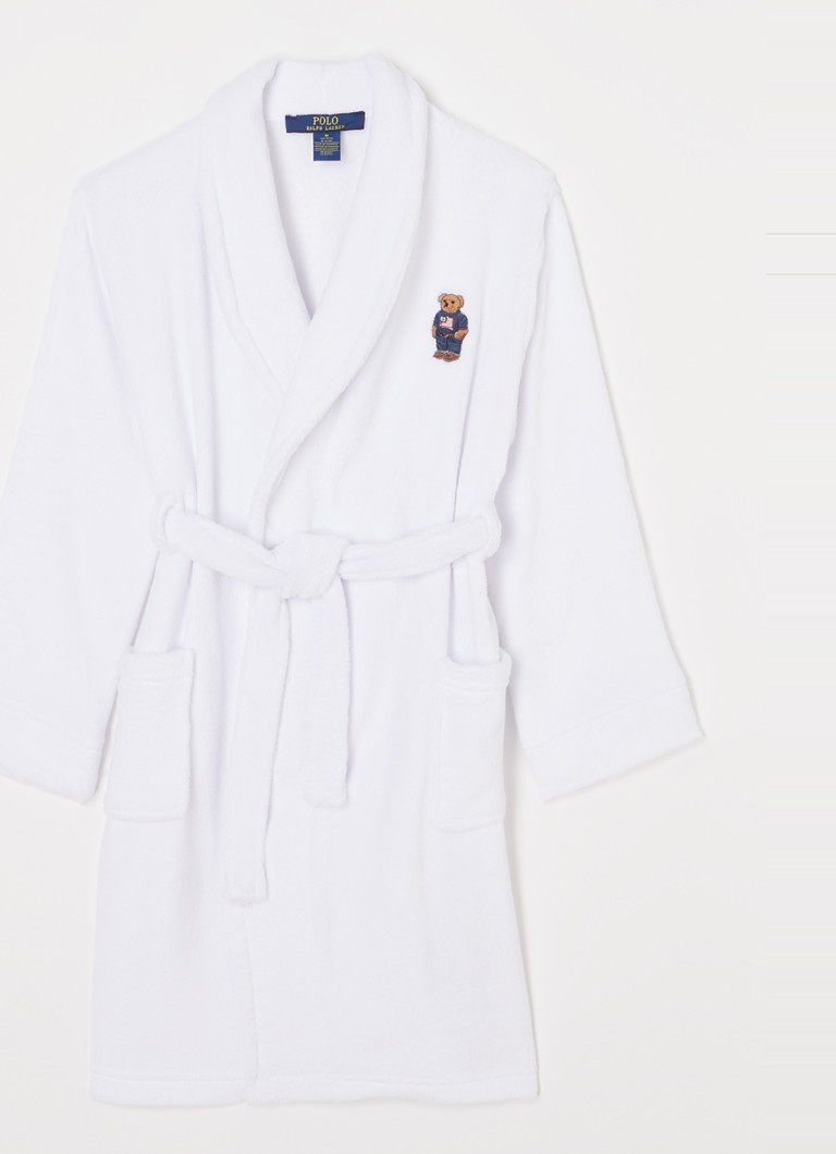 Ralph Lauren halāts ar izšuvumu no logotipa un uzšūtām kabatām