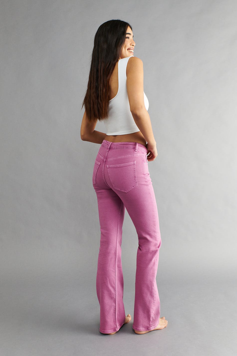 Full length flare jeans