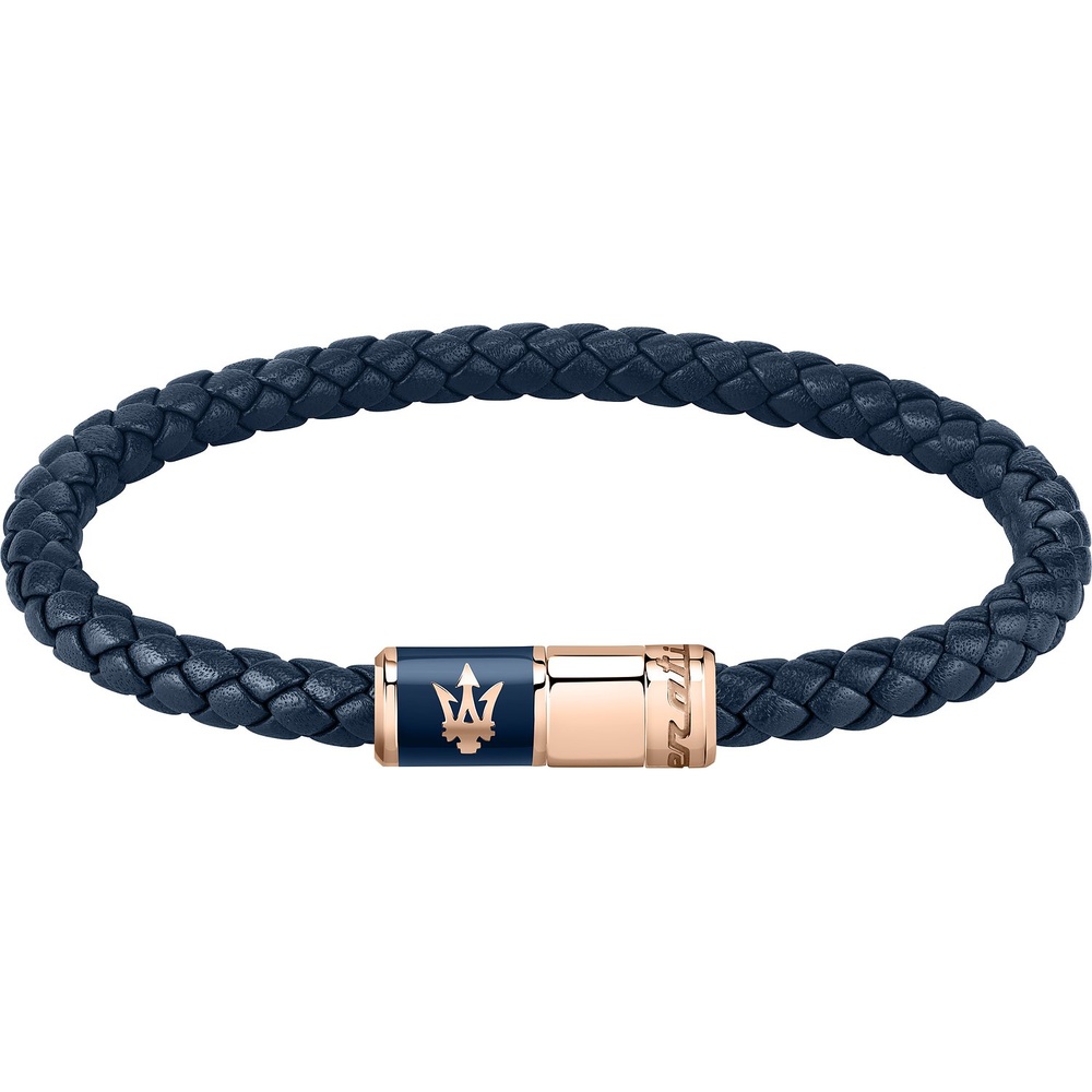 Maserati Bracelet Acier inoxydable, Cuir, recyclé Bracelet