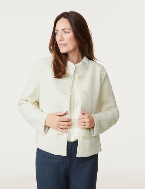 Blazerjacke aus Teddyfleece
