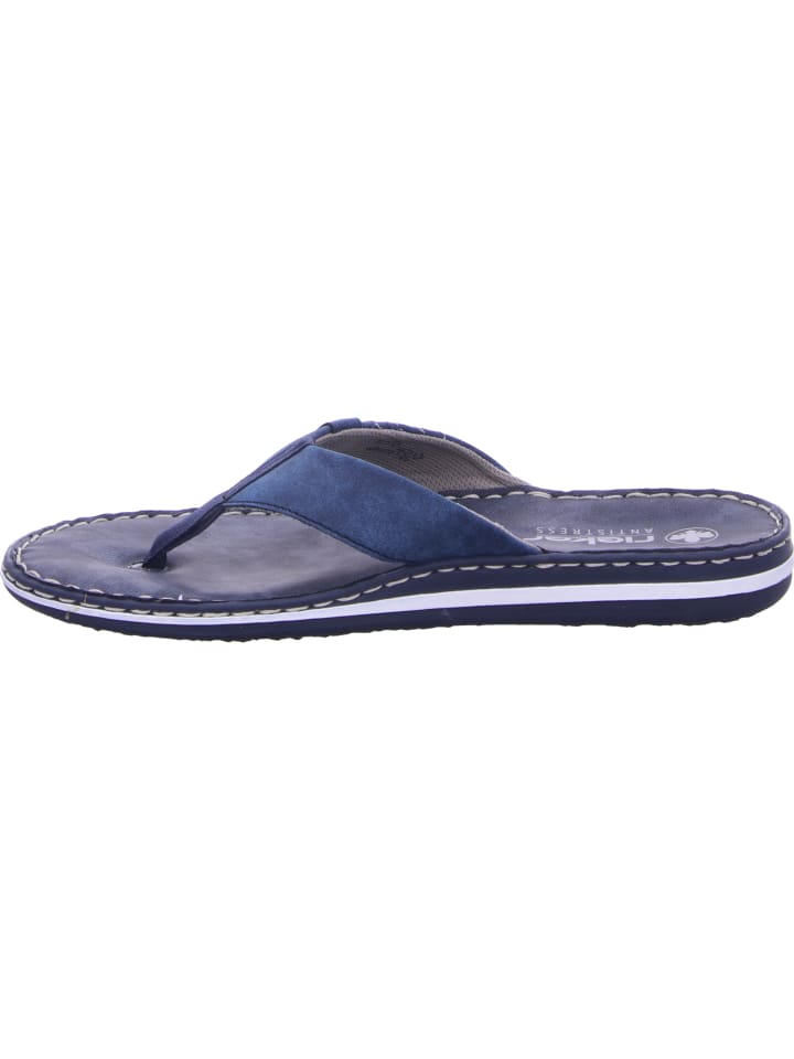 rieker Pantolette in blau günstig kaufen