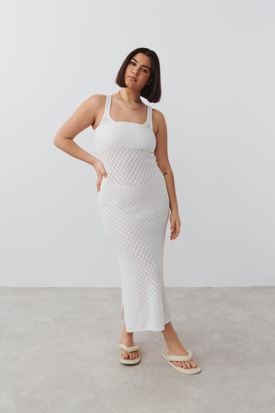 Knitted maxi dress