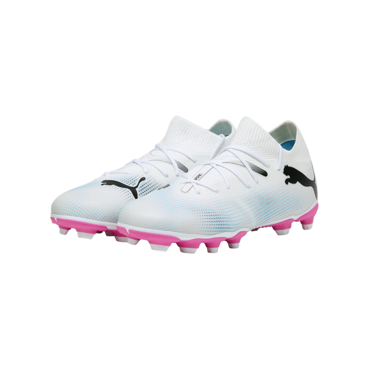 PUMA FUTURE 7 Match FG/AG Phenomenal Jr Kids Weiss Schwarz Pink F01