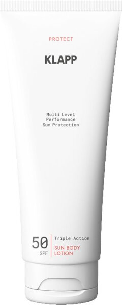 KLAPP Skin Care Science Multi Level Performance Sun Protection Sun Body Lotion 50 SPF Sonnenlotion