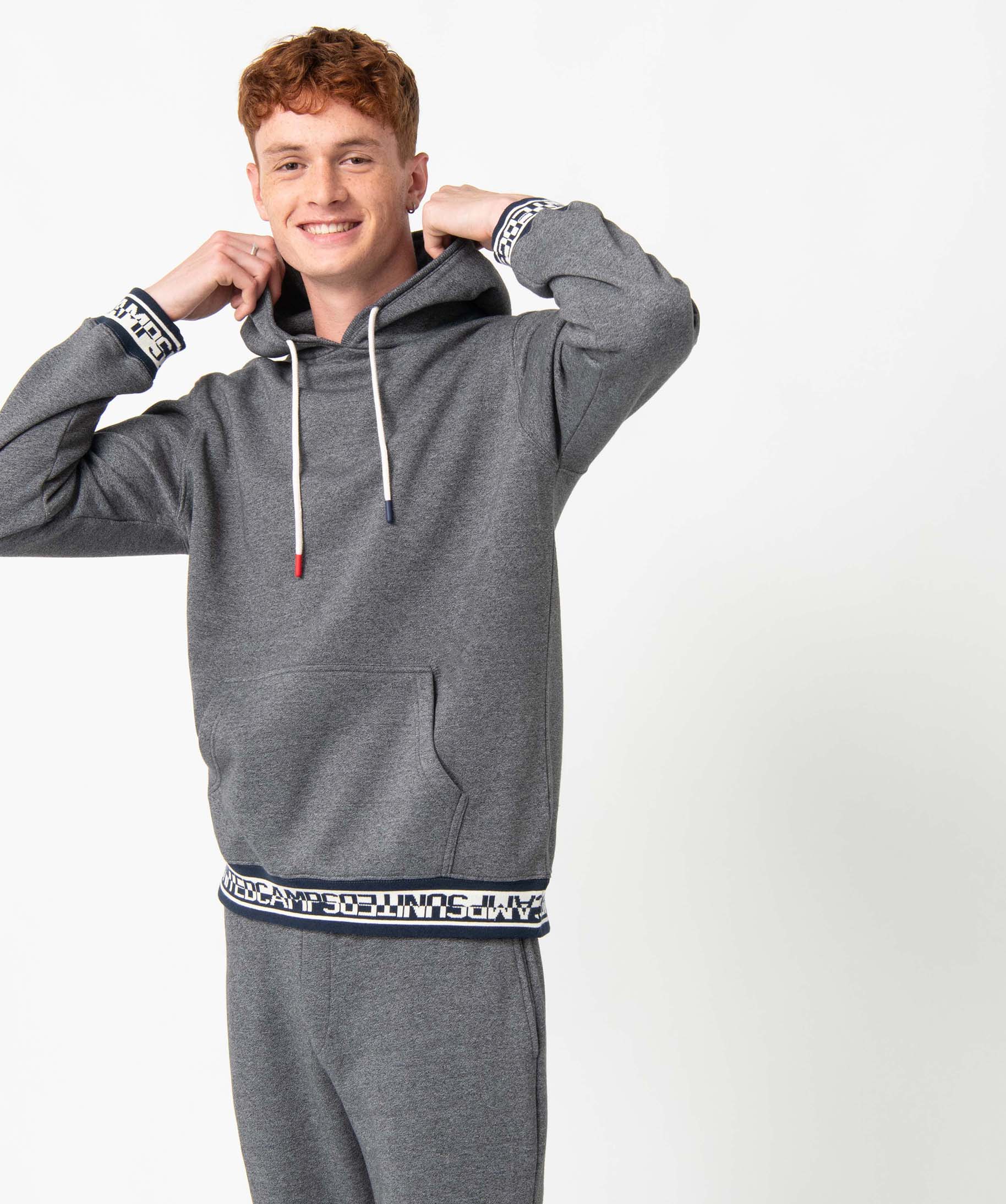 Sweat homme à capuche – Camps United gris | GEMO