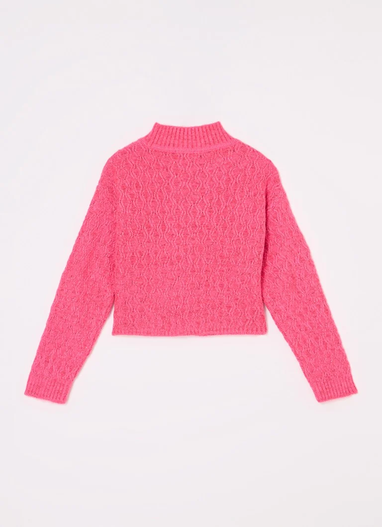 Gruby sweter Jenny od Ammehoela z wstawkami z lureksu
