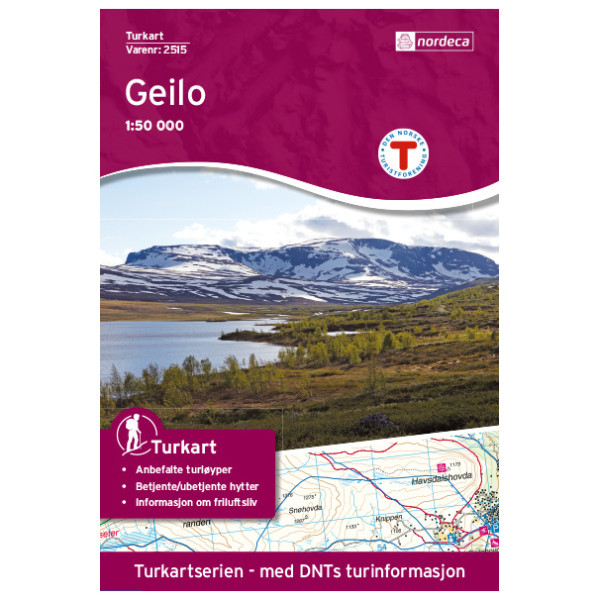 Nordeca - Geilo - Wanderkarte