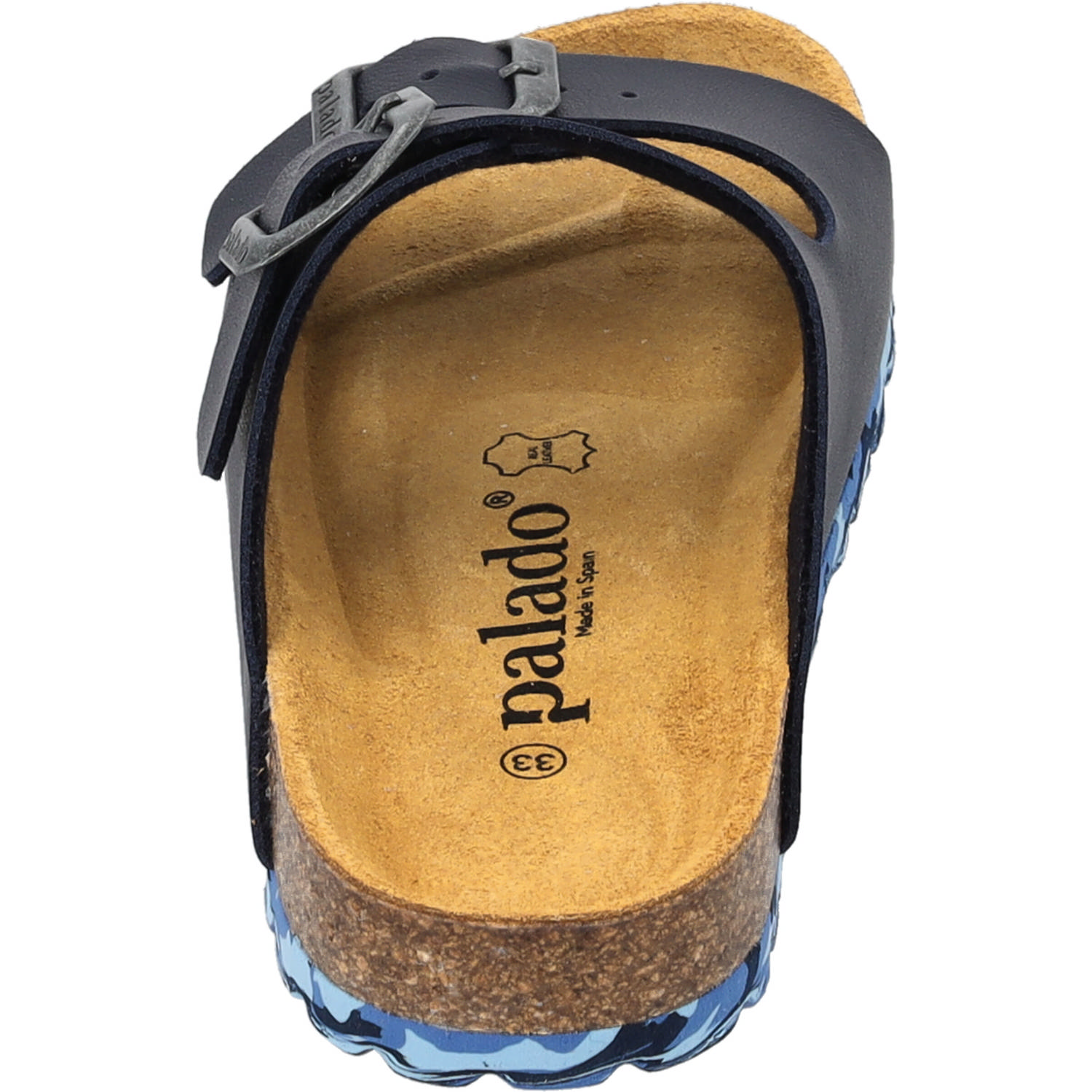 Palado Kids Korfu B Basic, Pantoletten, Kinder, Dunkelblau/Camou