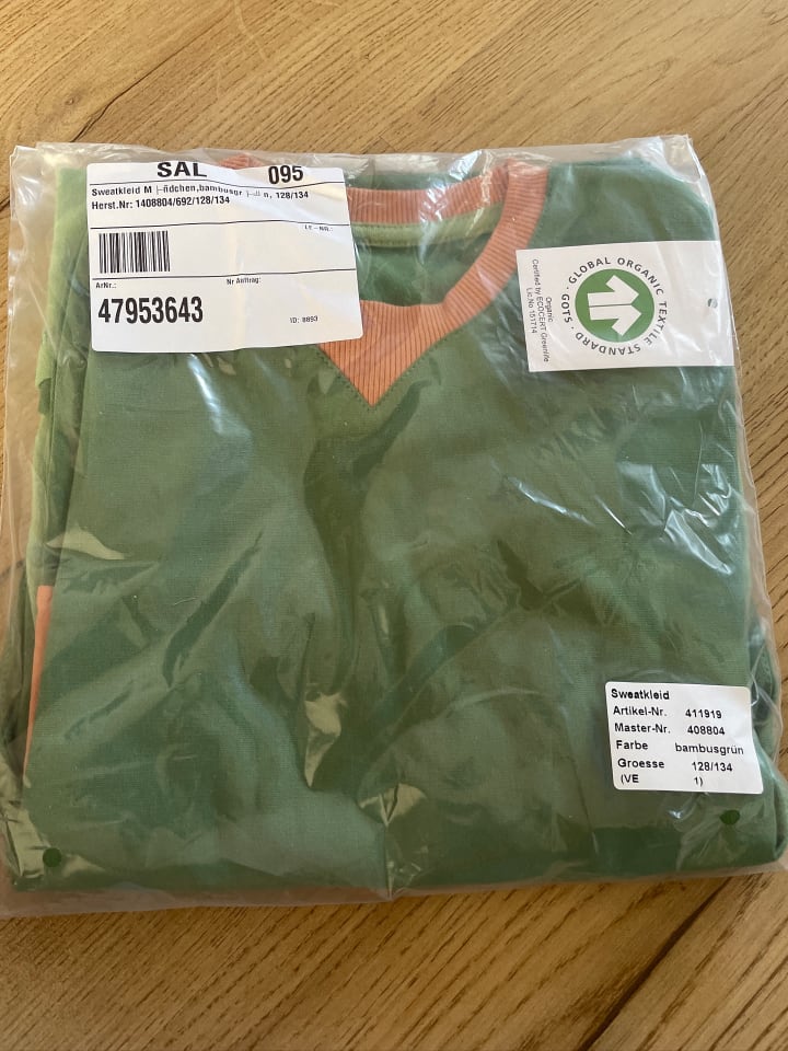 JAKO-O Sweatkleid in Grün günstig kaufen 128/134