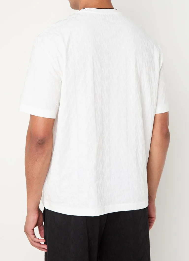 Armani Exchange textured T-shirt