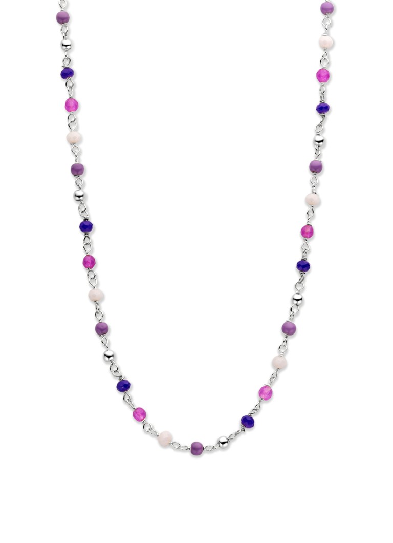 Casa Jewelry Lovely Lavender silver necklace