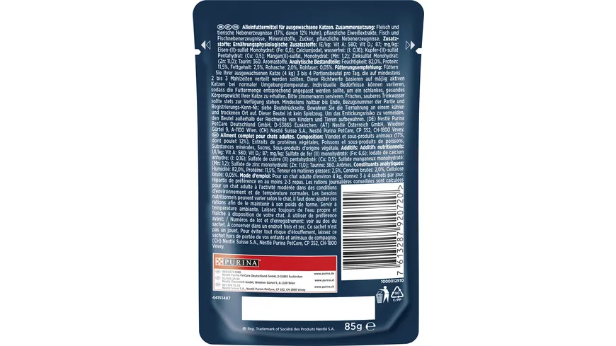PURINA GOURMET Perle Genuss in Gelee mit Huhn 85 g