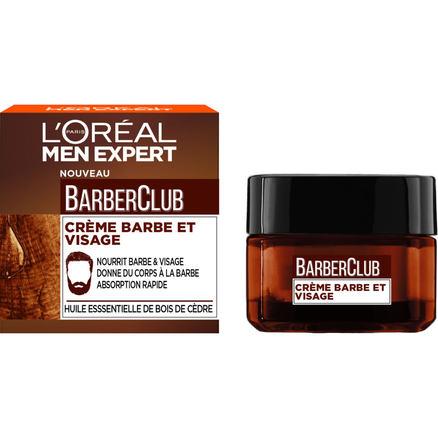 L'Oréal Paris Men Expert BarberClub Crème nourrissante Barbe et Visage