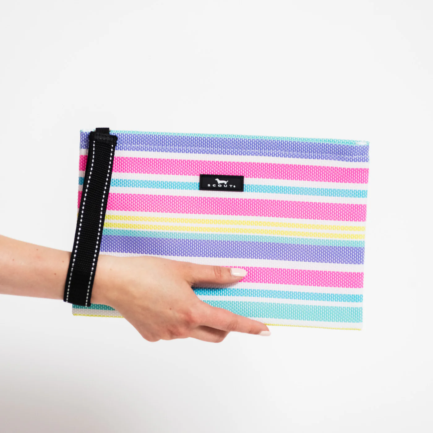Woven Wristlet Cabana Clutch