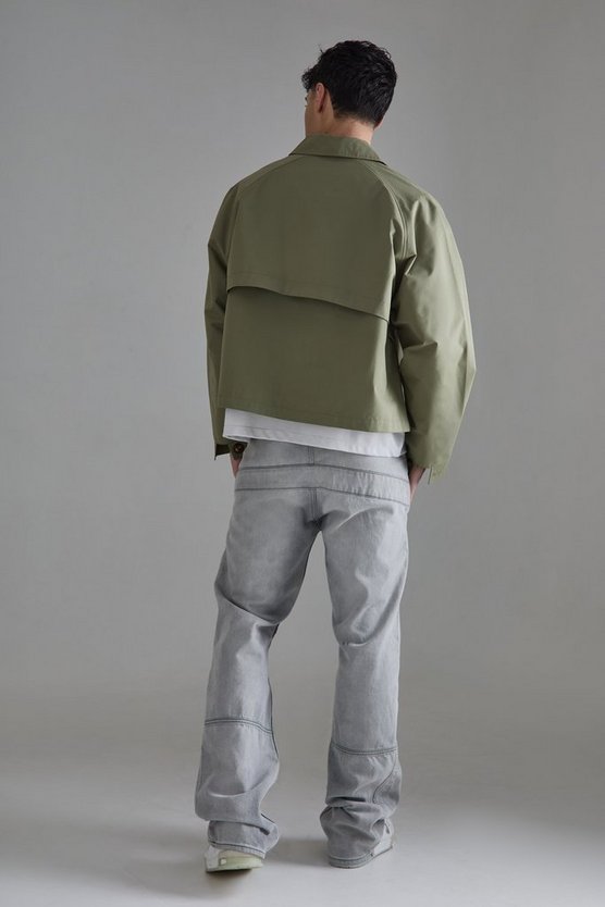Kastiger Oversize Trenchcoat