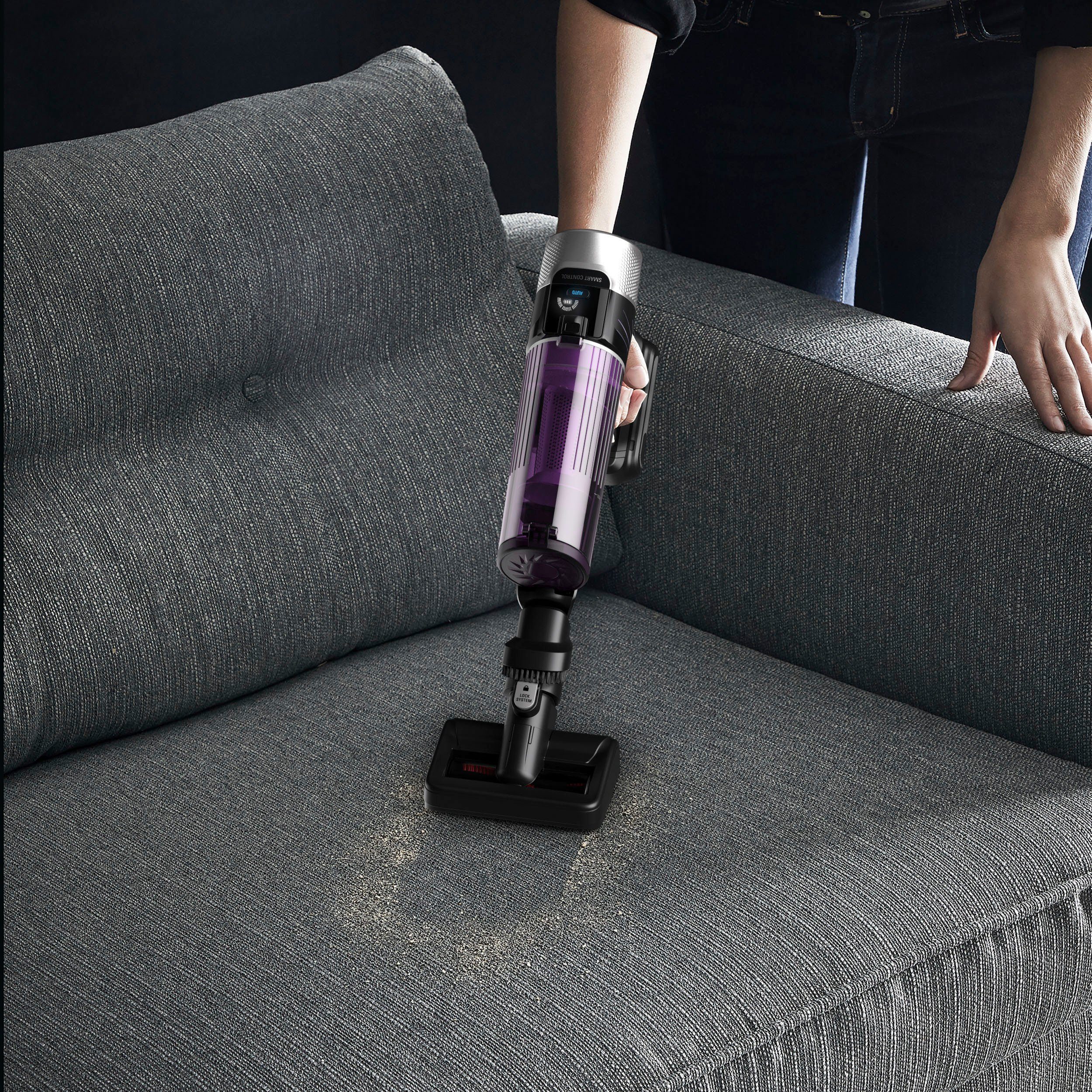 Rowenta Akku-Hand-und Stielstaubsauger HERO, RH2038 X-Force Flex 9.60 Allergy, 250 W, beutellos, kabellos, hohes Fassungsvermögen, Flex-Gelenk, lange Betriebsdauer