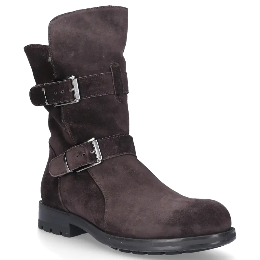 EN AVANT - Stiefeletten 255-01 Veloursleder - grau