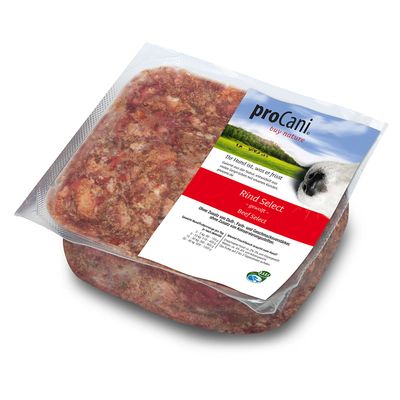 proCani BARF Rind Select mit 10% Obst & Gemüse