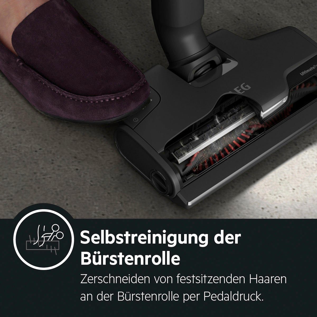 AEG Akku-Hand-und Stielstaubsauger Ultimate 8000 AP81A25ULT, beutellos, 5-stufige Filtration