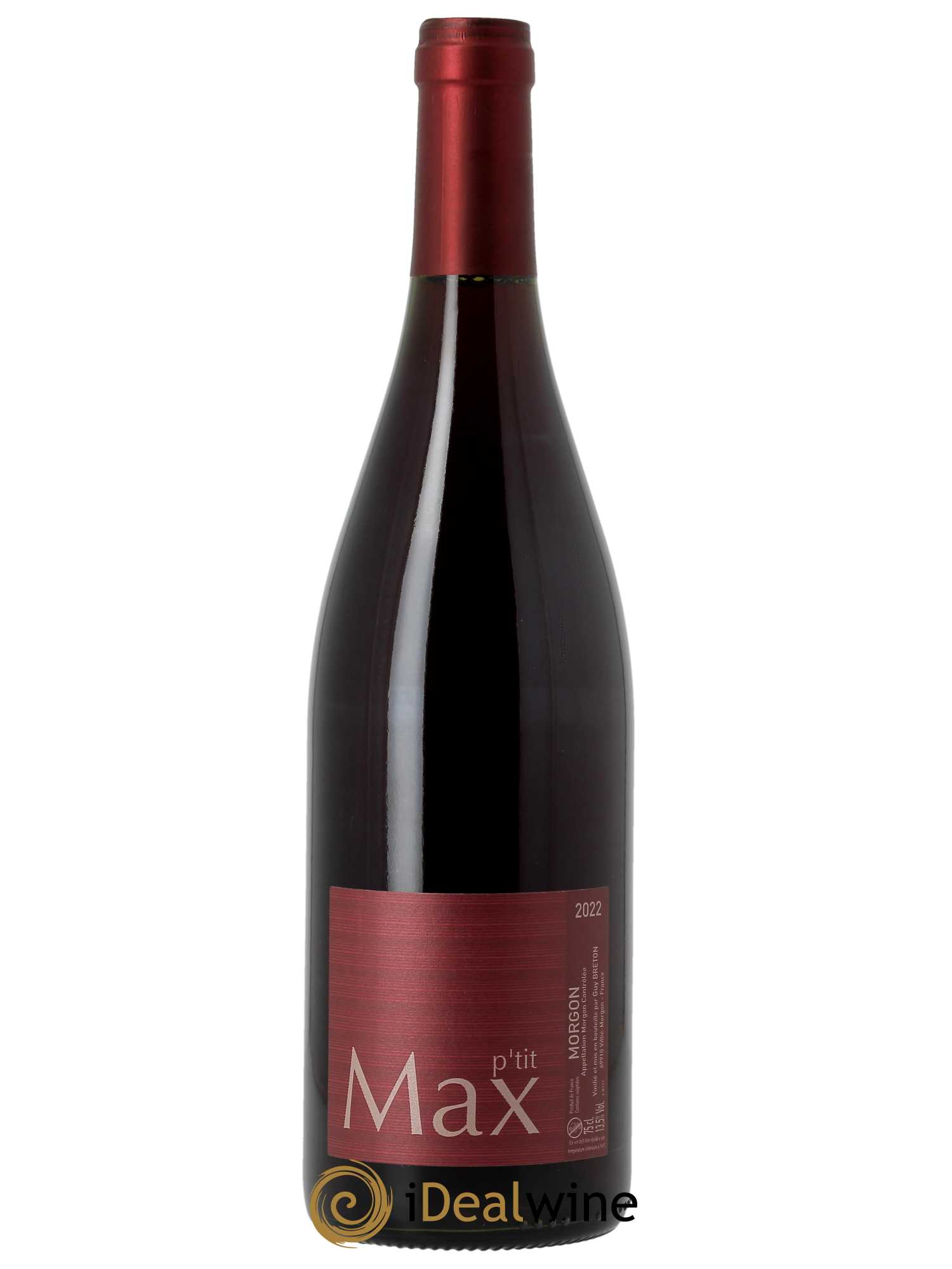 Morgon Ptit Max Guy Breton  2022 - Lot de 1 Bouteille