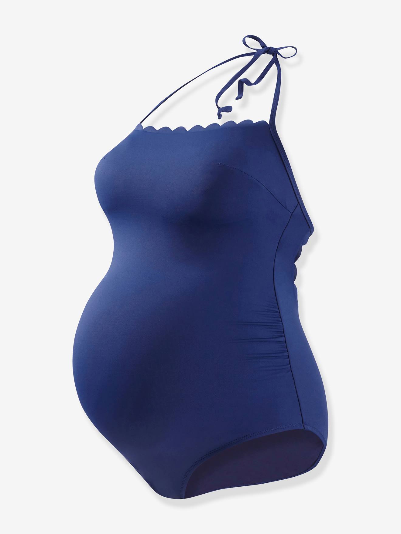 Maillot de bain de grossesse 1 pièce Kyoto CACHE COEUR marine