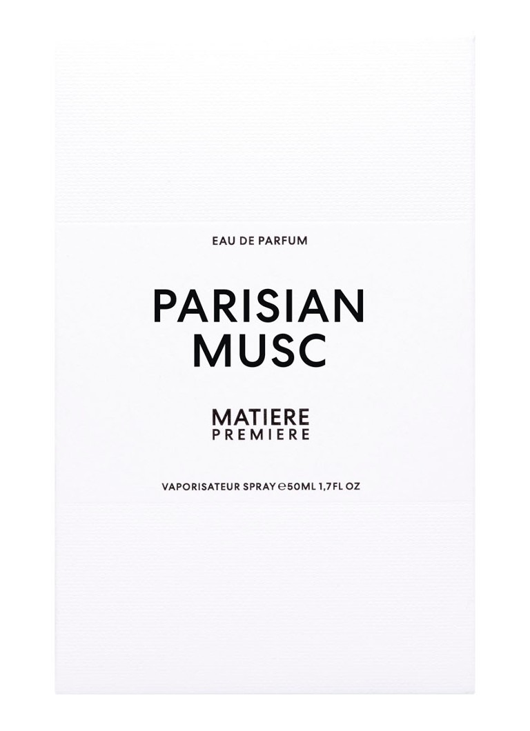 Materiile prime ale apei de parfum Parisian Musk