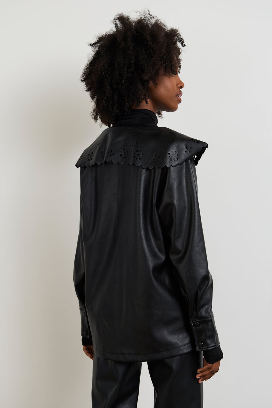 Carol pu shirt