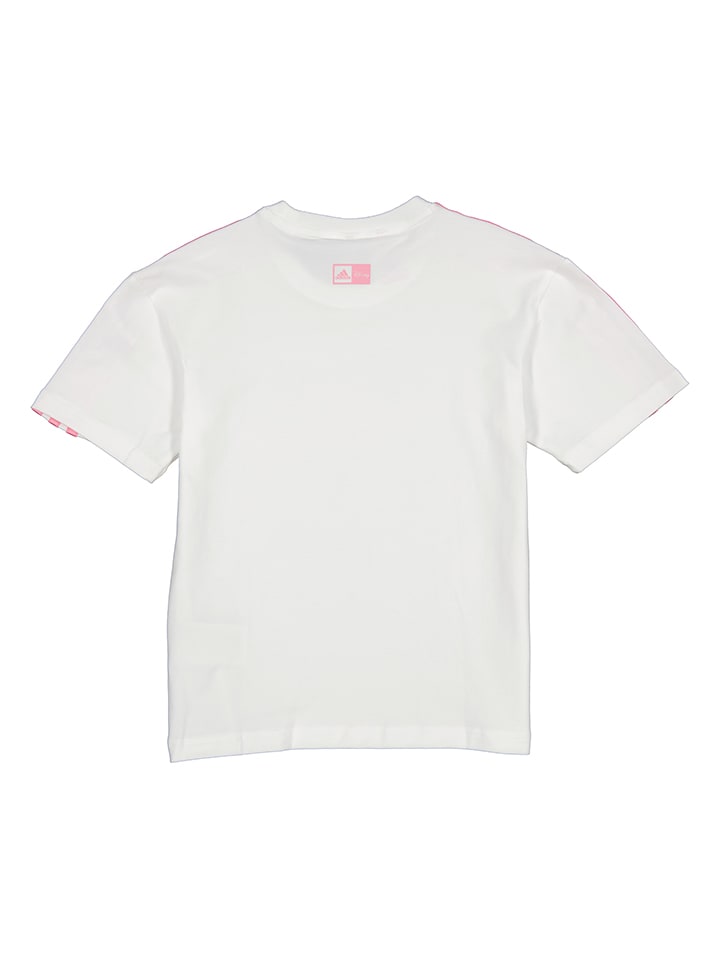 adidas Shirt in Weiß/ Rosa günstig kaufen