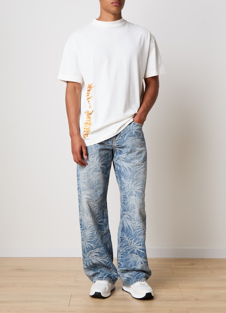 Palm Angels T-shirt with logo and back print
