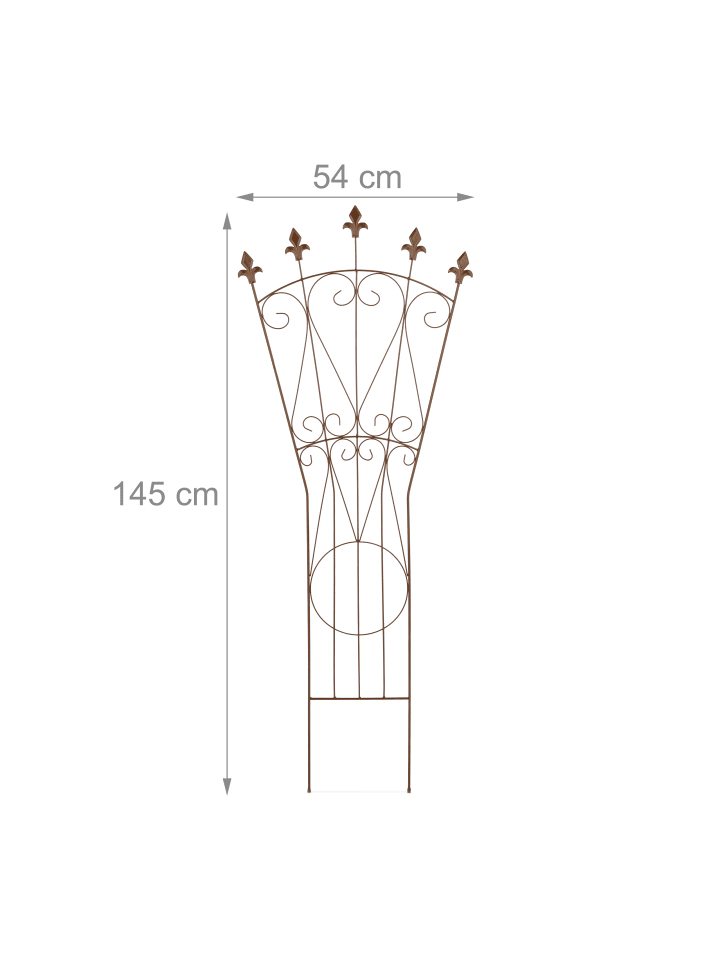 relaxdays 2 x Rankgitter - (B)54 x (H)145 cm günstig kaufen onesize
