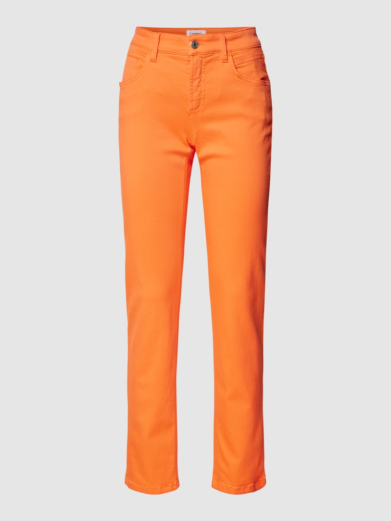 Jeans mit 5-Pocket-Design Modell 'PINA' in orange