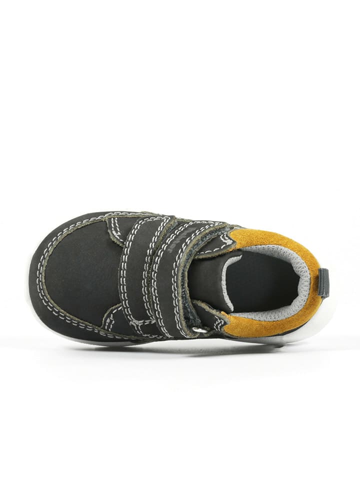 Richter Shoes Leder-Sneakers in Khaki günstig kaufen