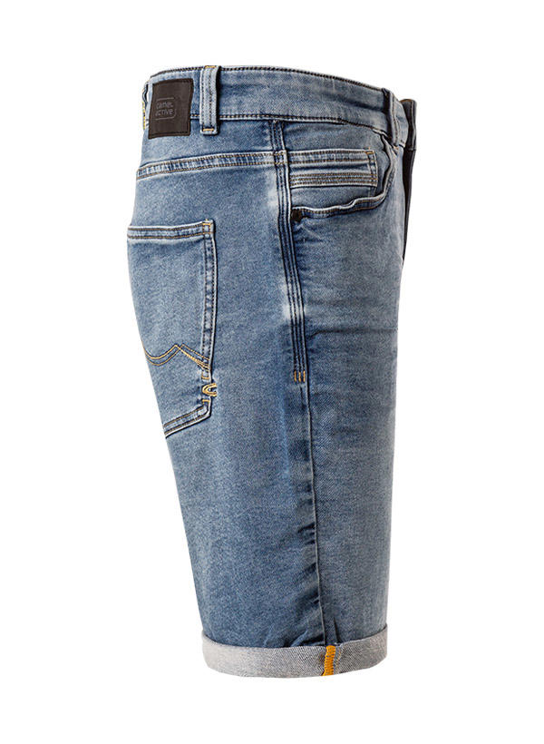 camel active, Jeansshorts, Slim Fit, Baumwoll-Stretch, jeansblau