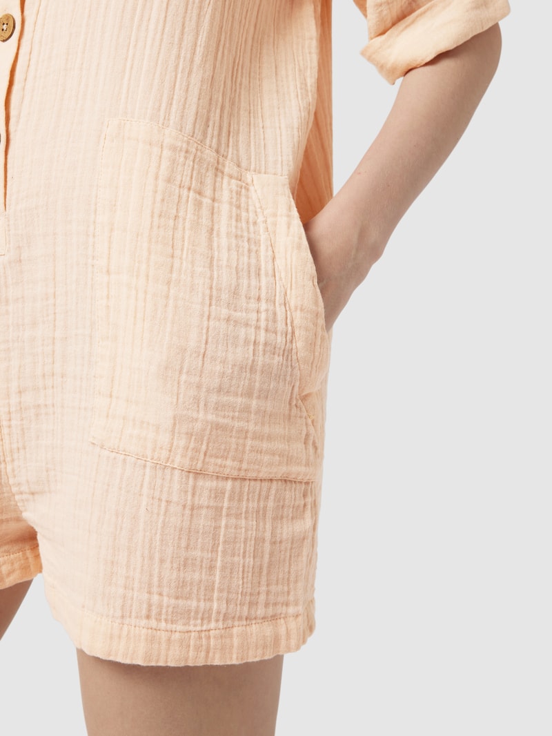 Playsuit mit Eingrifftaschen in hellrosa