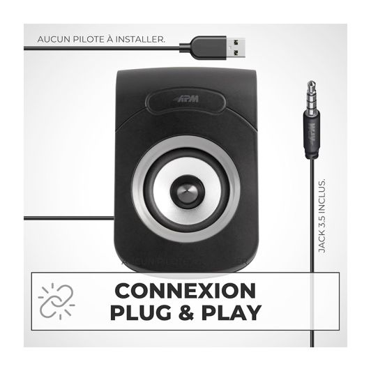 ENCEINTE APM FILAIRE USB 2.0