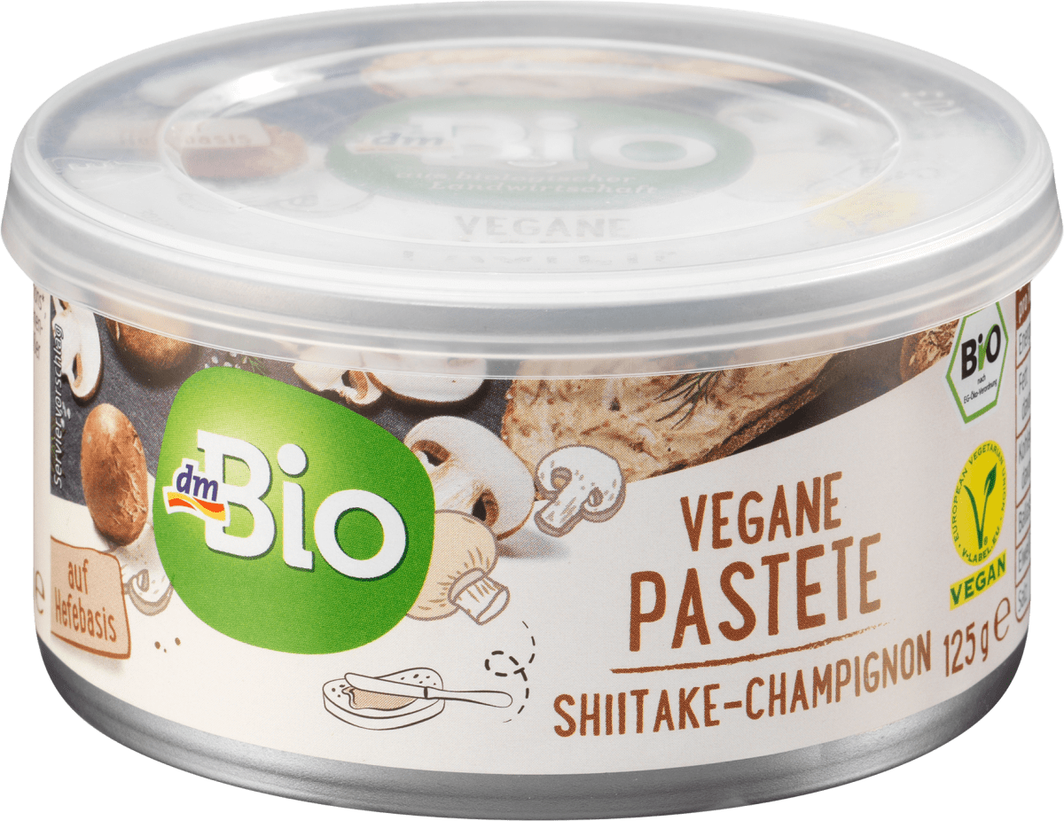 Brotaufstrich, Vegane Pastete Shiitake-Champignon, 125 g