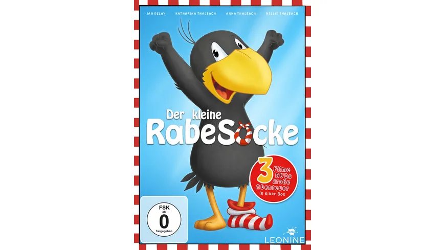Der kleine Rabe Socke Film 1-3  [3 DVDs]